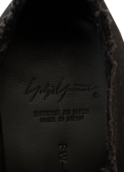 C/CANVAS PE LACE-UP GETA SHOES