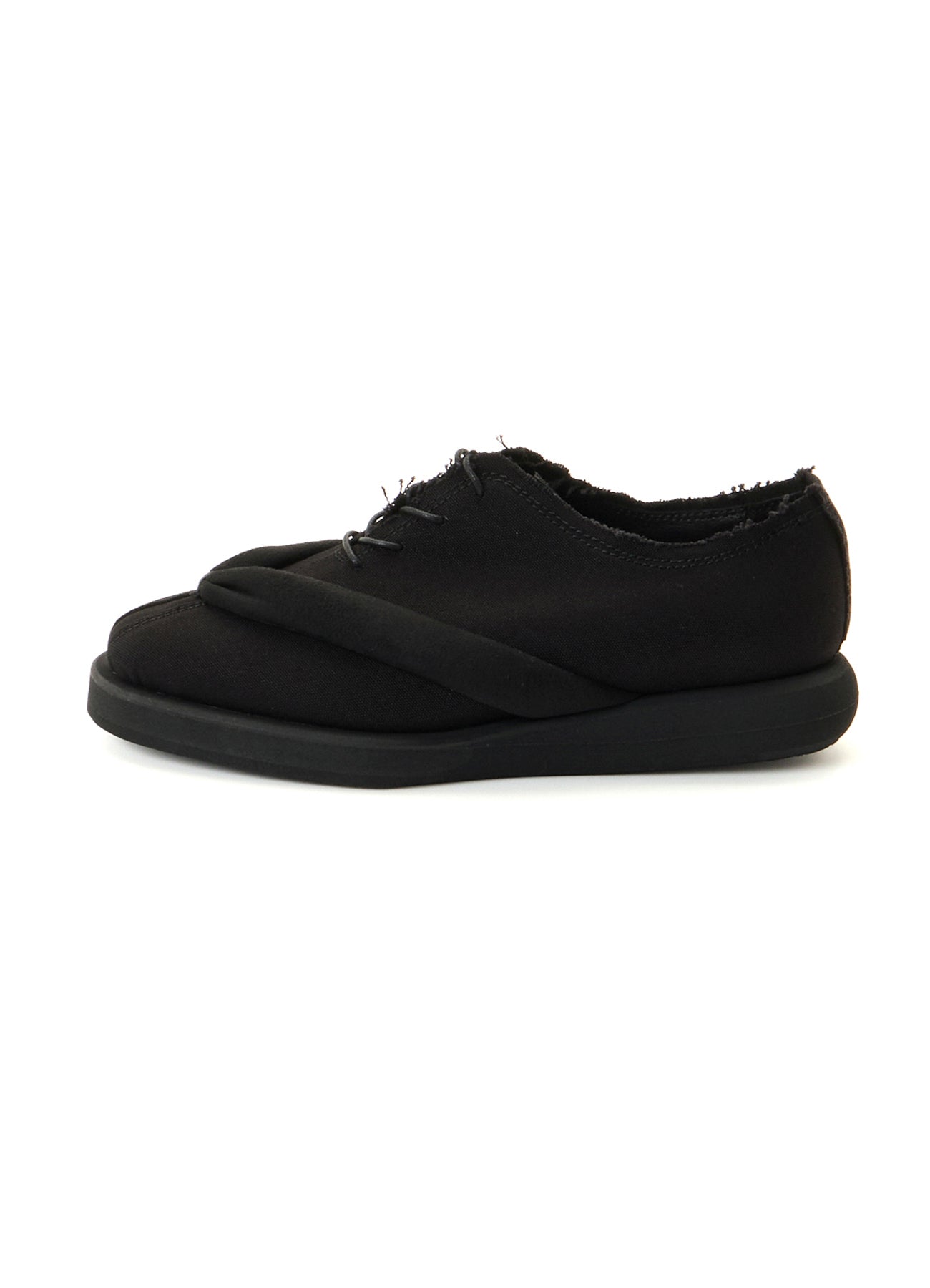 C/CANVAS PE LACE-UP GETA SHOES