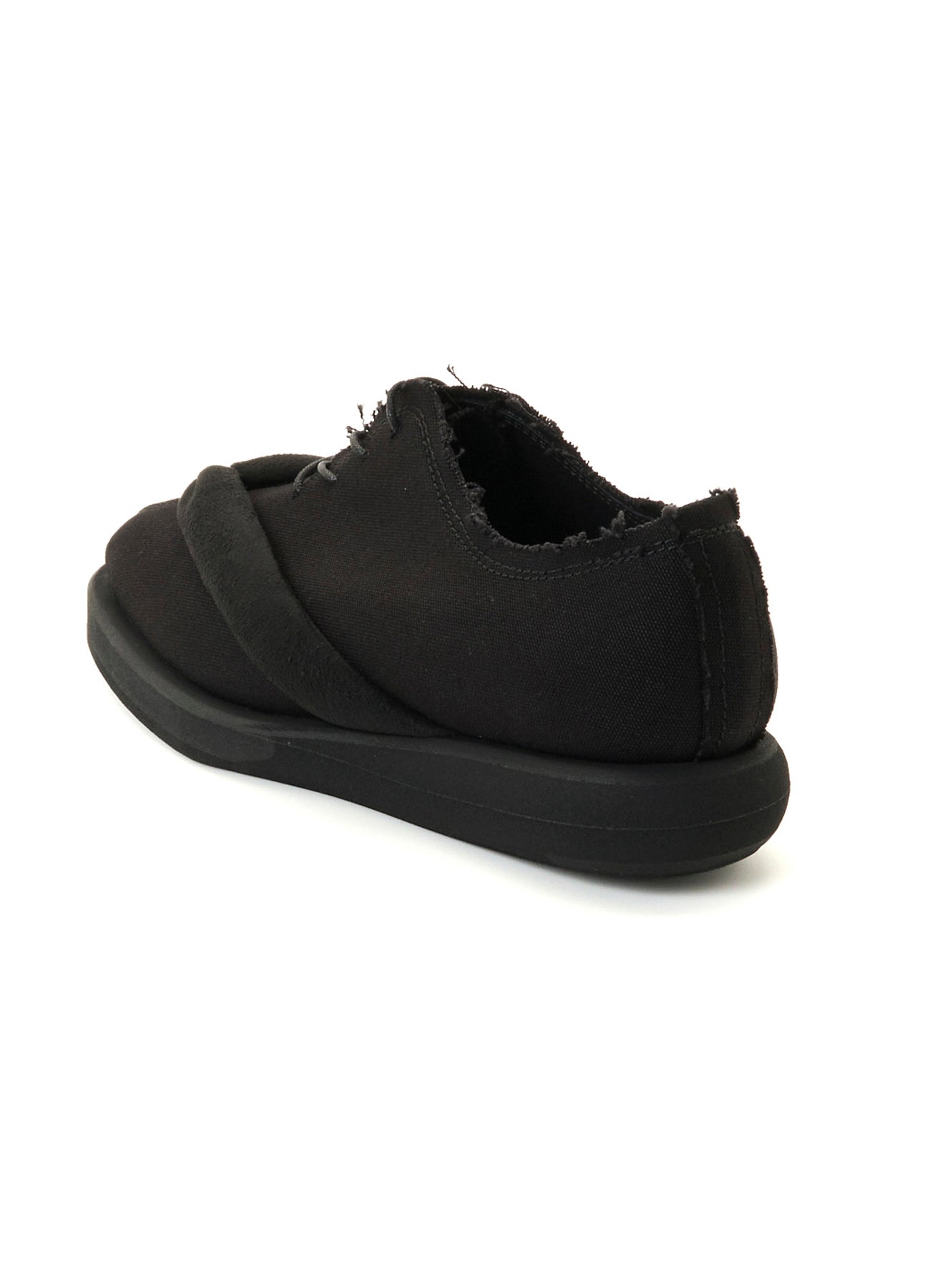 C/CANVAS PE LACE-UP GETA SHOES