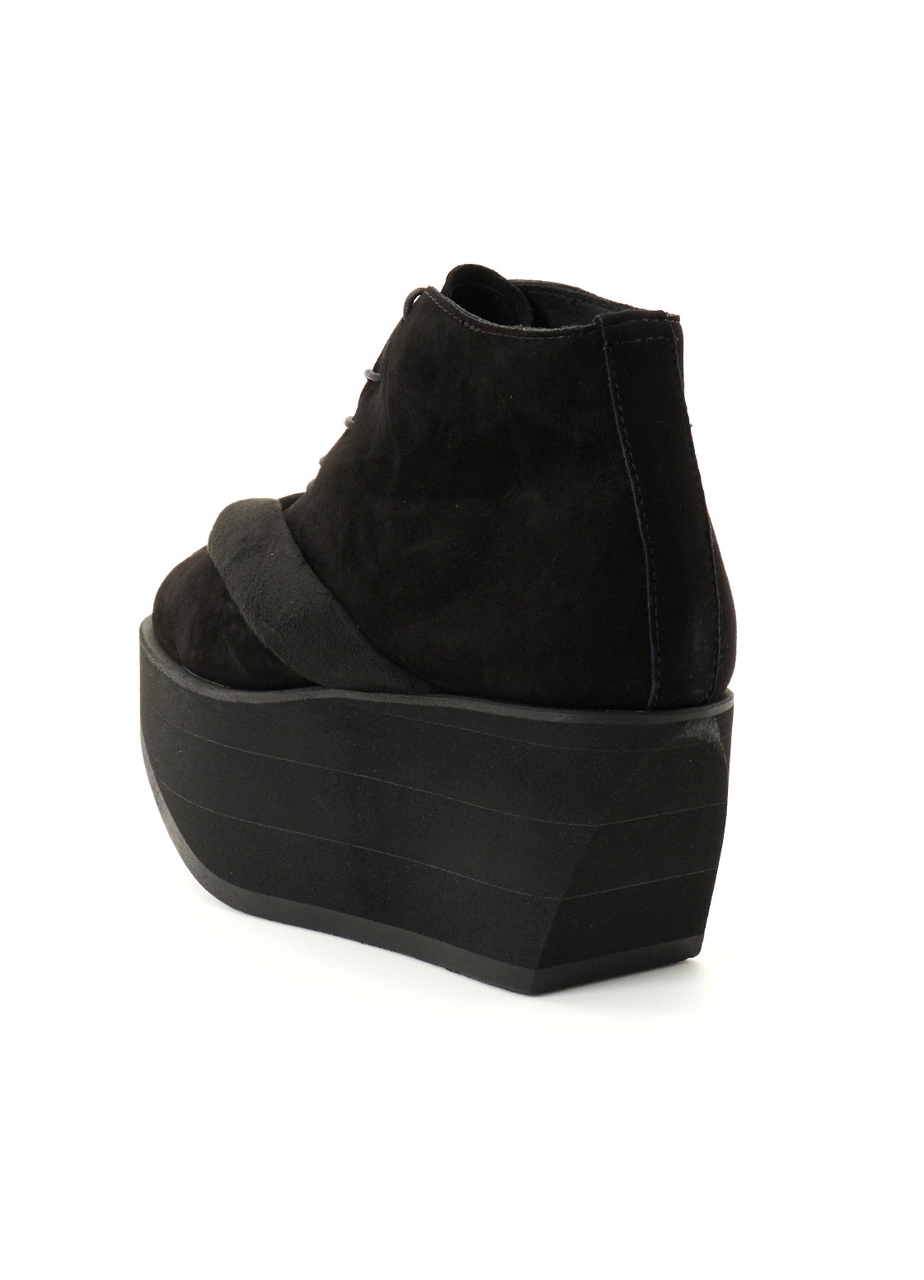 SHEEP SUEDE/PE LACE-UP GETA BOOTS
