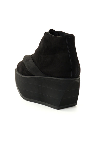 SHEEP SUEDE/PE LACE-UP GETA BOOTS