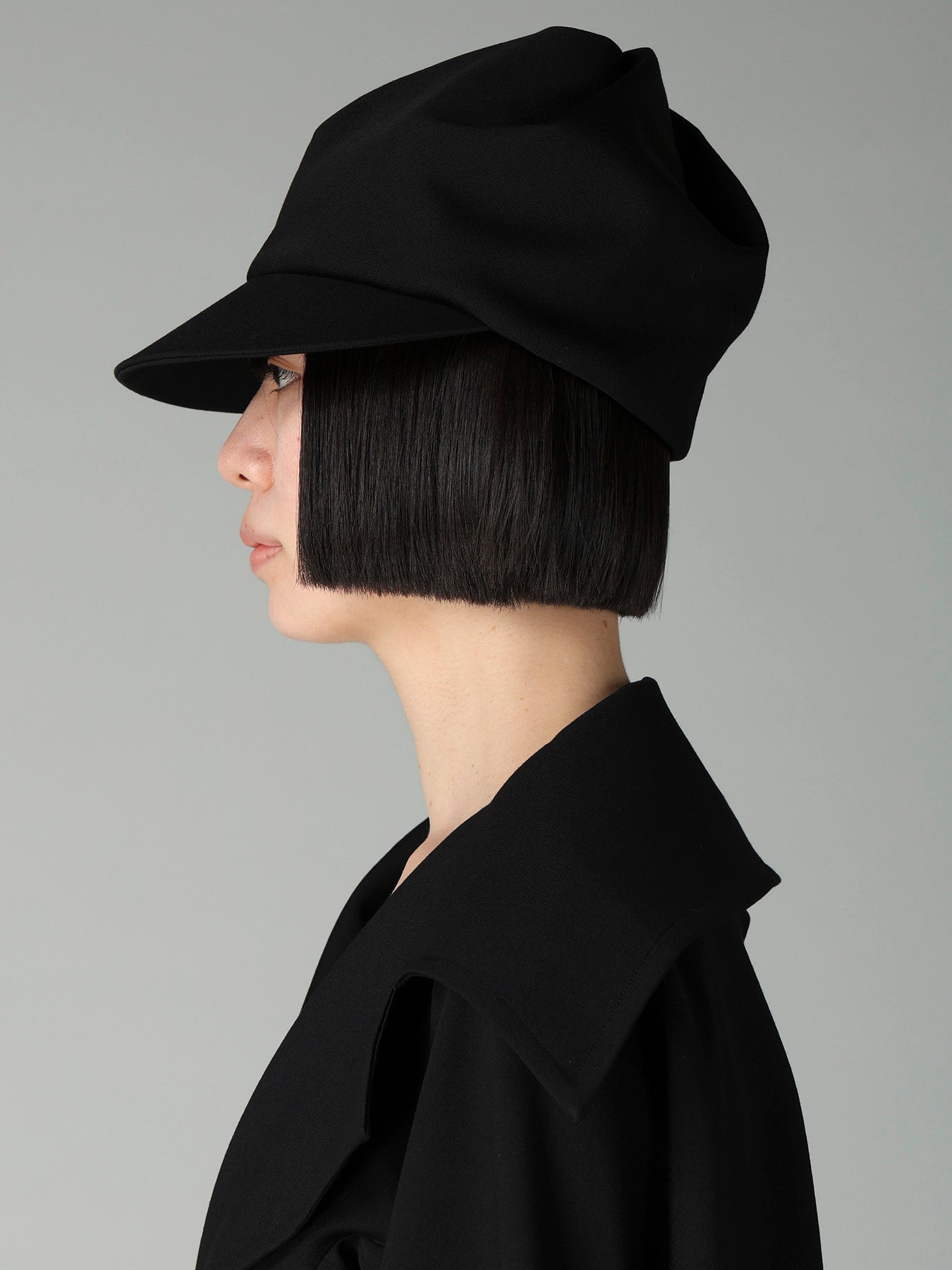 GABARDINE TWISTED CAP – THE SHOP YOHJI YAMAMOTO