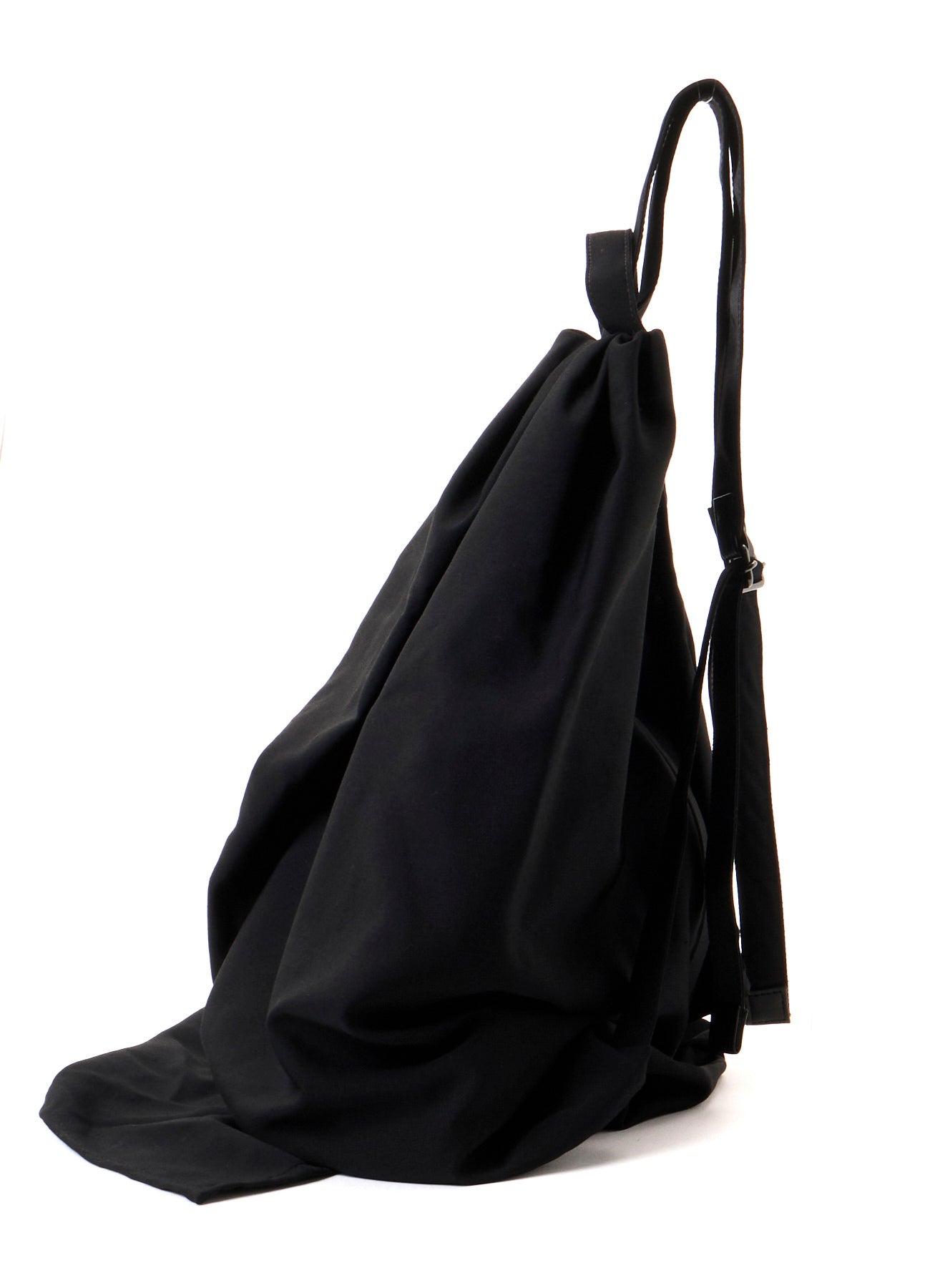 WOOL GABARDINE/Ny SHIRRING BACKPACK
