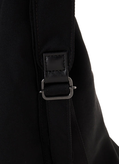 WOOL GABARDINE/Ny SHIRRING BACKPACK