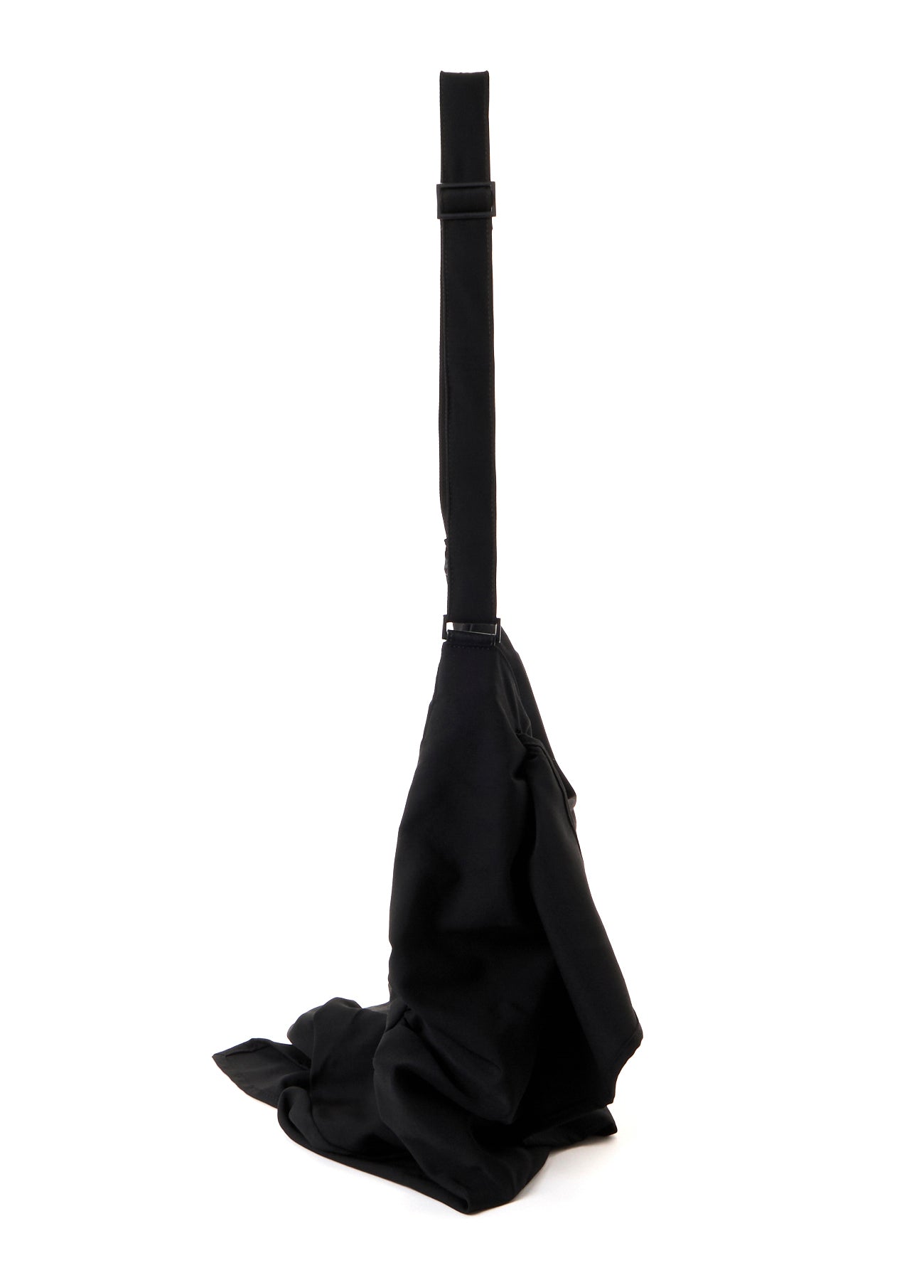 WOOL GABARDINE/Ny SHIRRING SHOULDER BAG