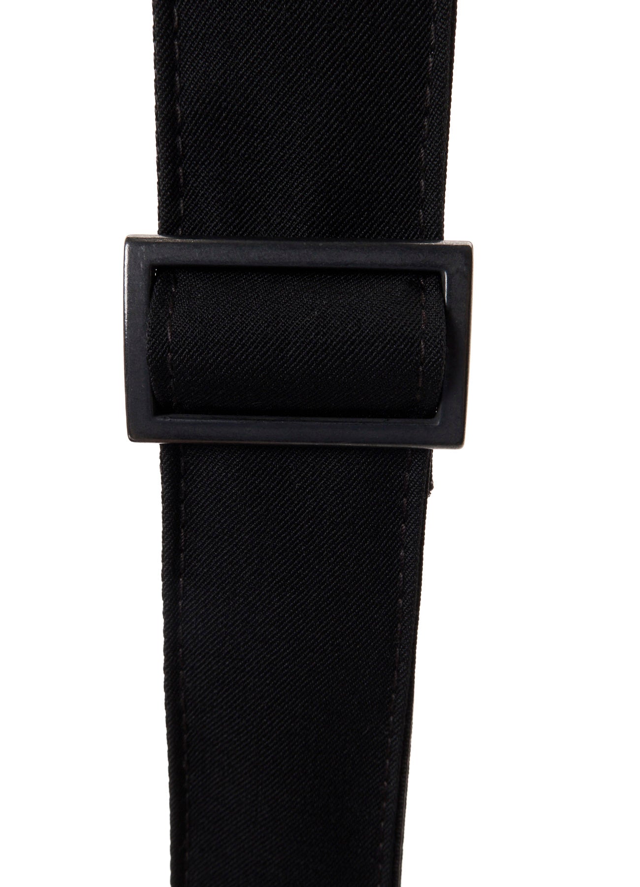 WOOL GABARDINE/Ny SHIRRING SHOULDER BAG