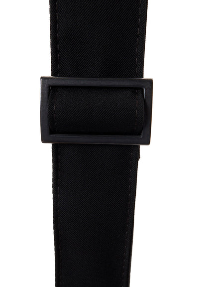 WOOL GABARDINE/Ny SHIRRING SHOULDER BAG