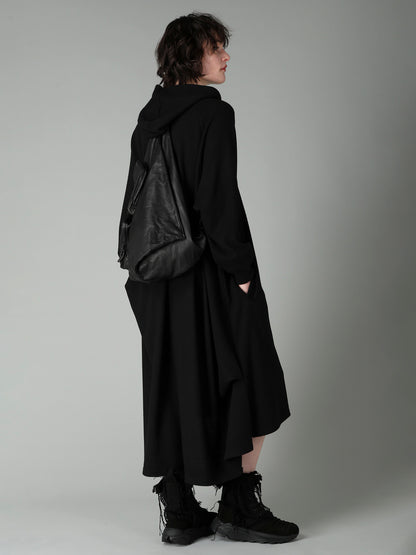 GARMENT LEATHER OUT POCKET BACKPACK