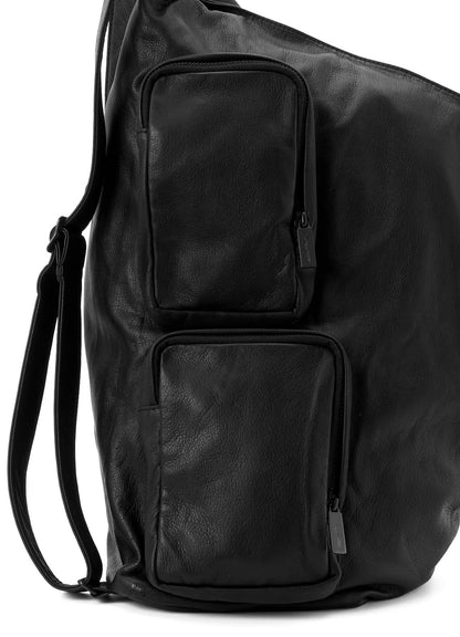 GARMENT LEATHER OUT POCKET BACKPACK