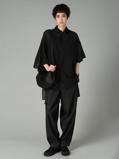 GARMENT LEATHER DUMPLING BAG S