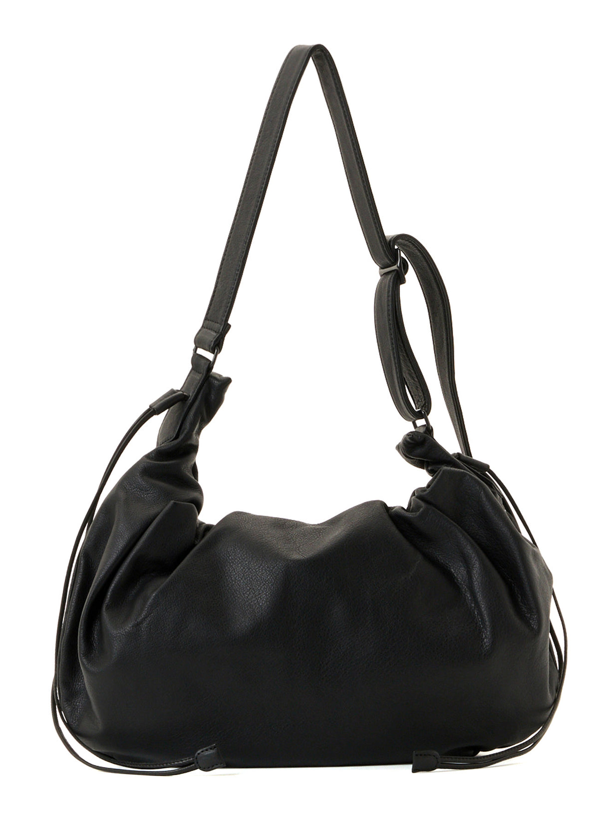 GARMENT LEATHER DUMPLING BAG S