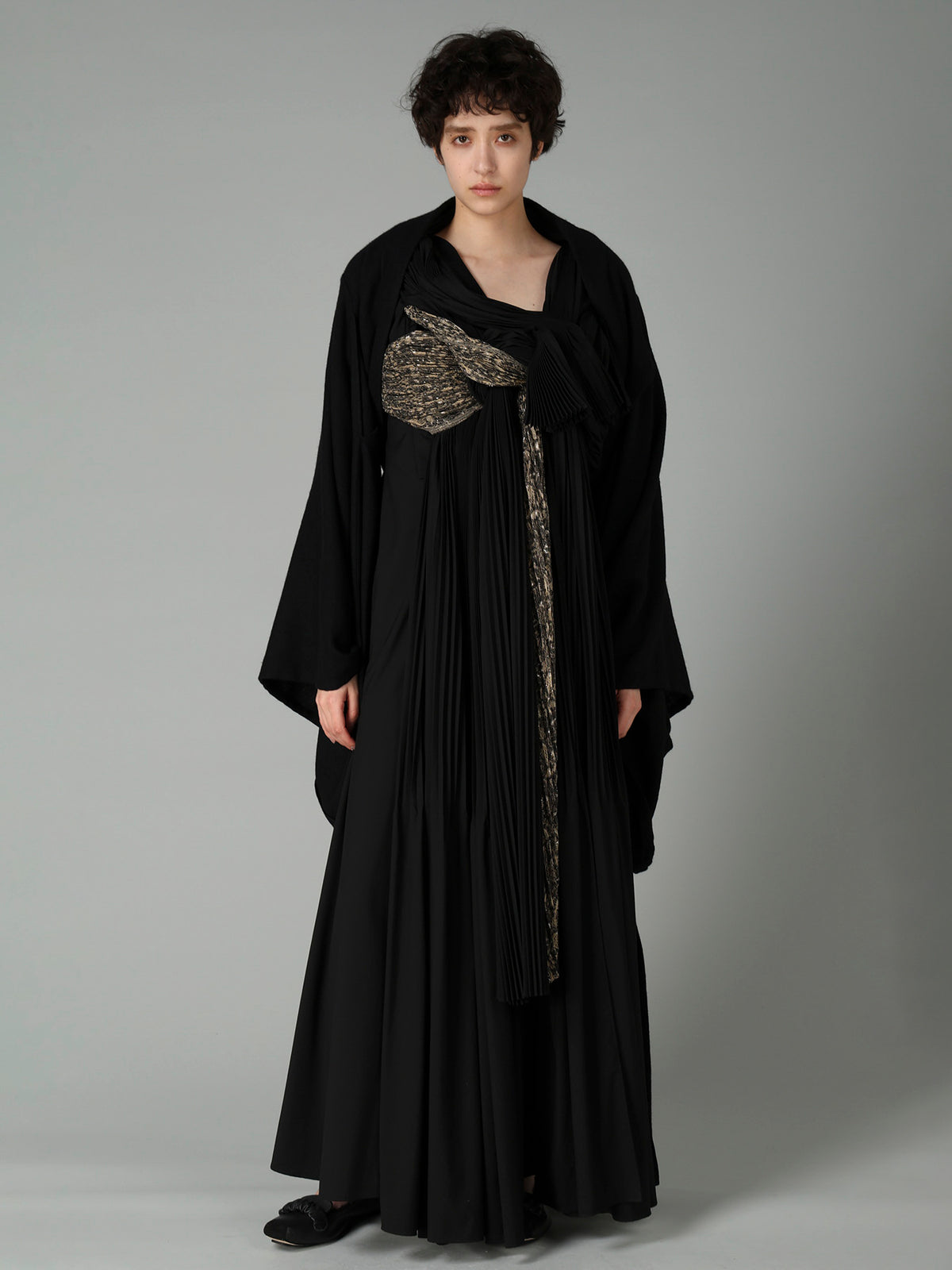 SOFT VIYELLA BELT P DRAPED JACKET