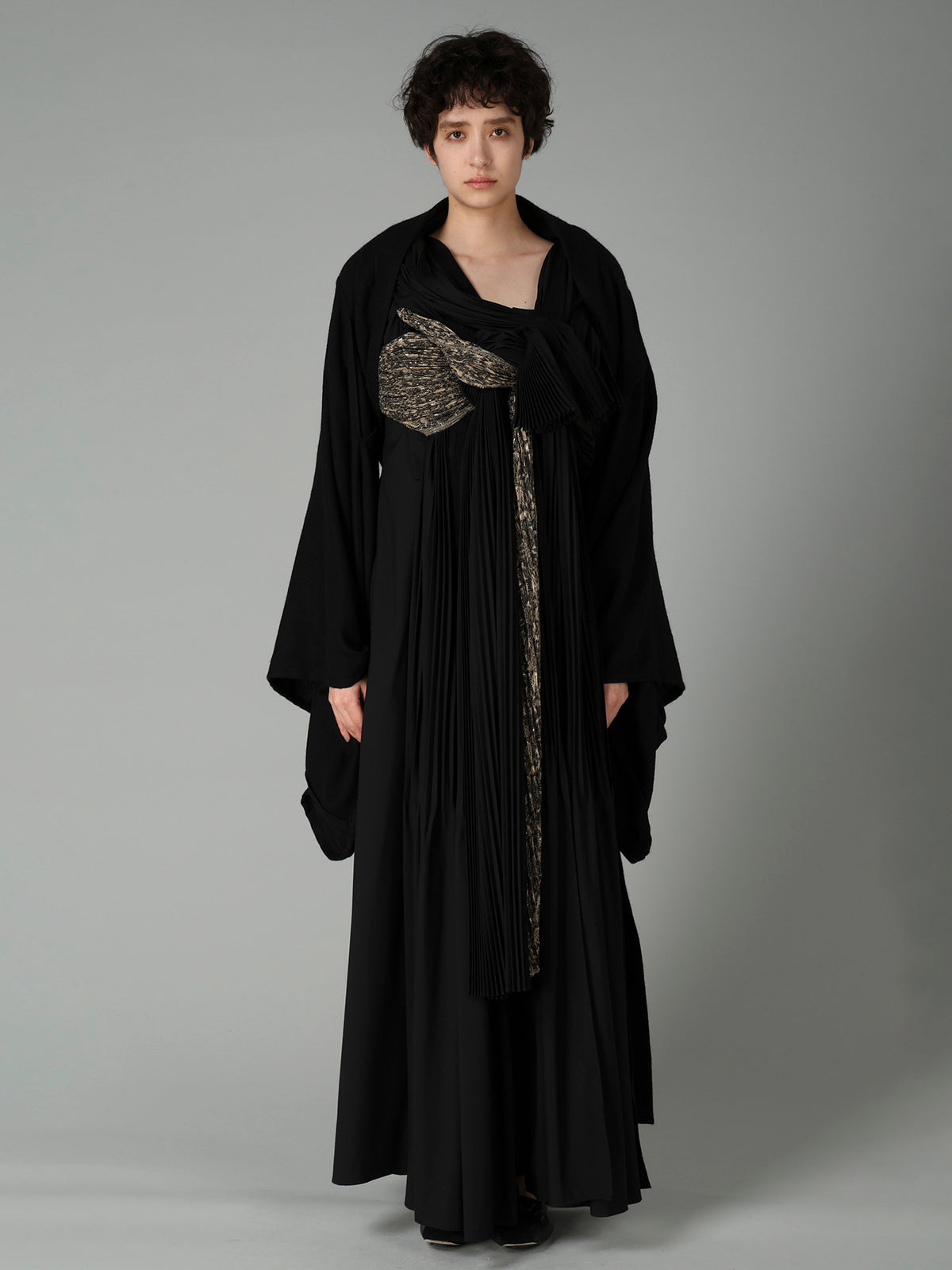 SOFT VIYELLA BELT P DRAPED JACKET