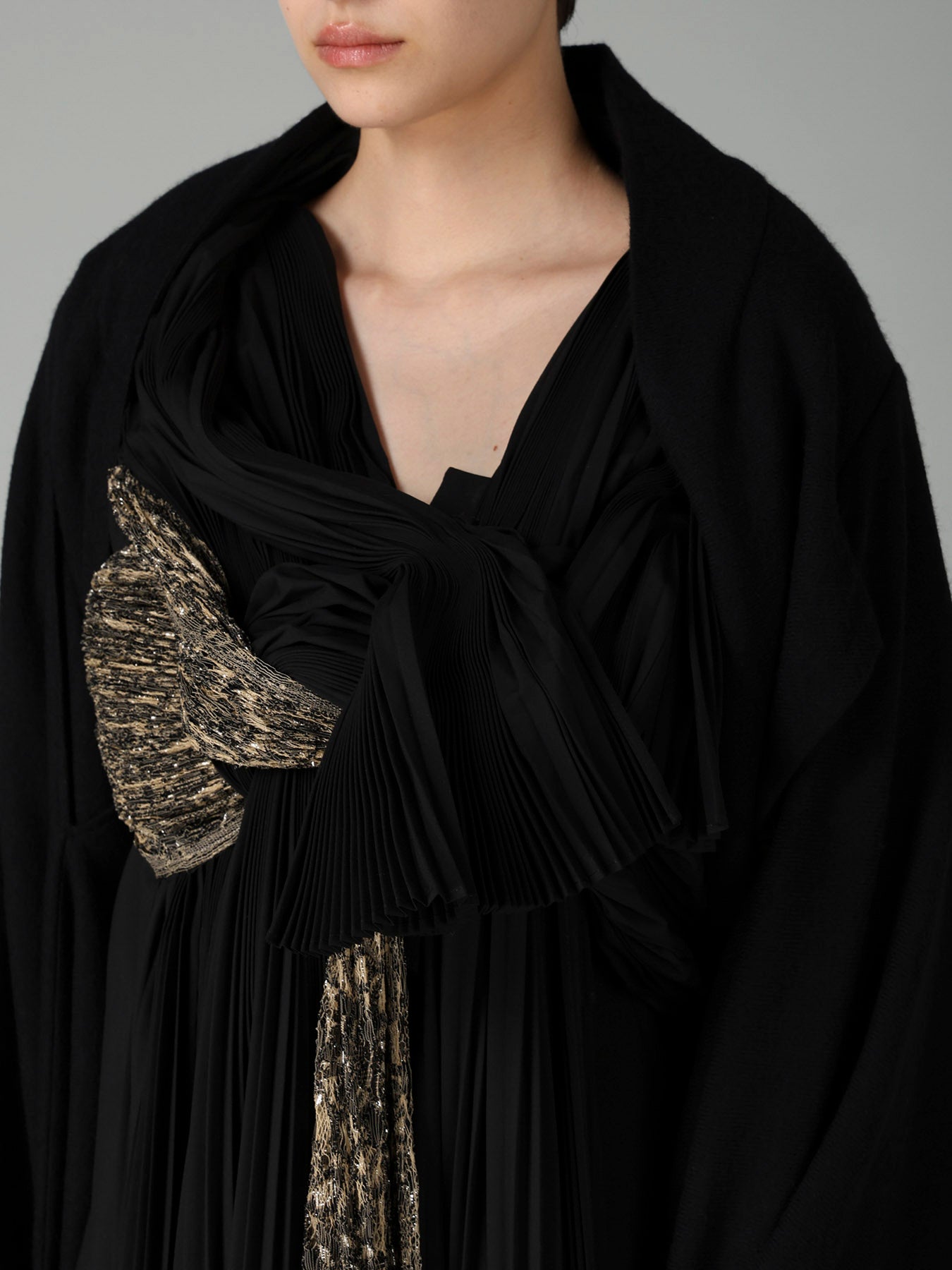 SOFT VIYELLA BELT P DRAPED JACKET