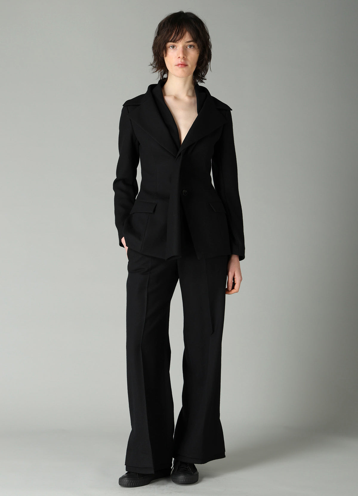 W/SAXONY STOLE DETAIL SINGLE JACKET