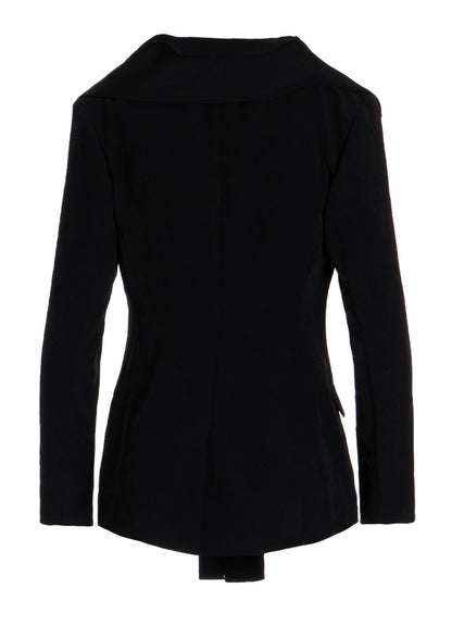 Ta/Pe CREPE DE CHINE STOLE DETAIL SINGLE JACKET