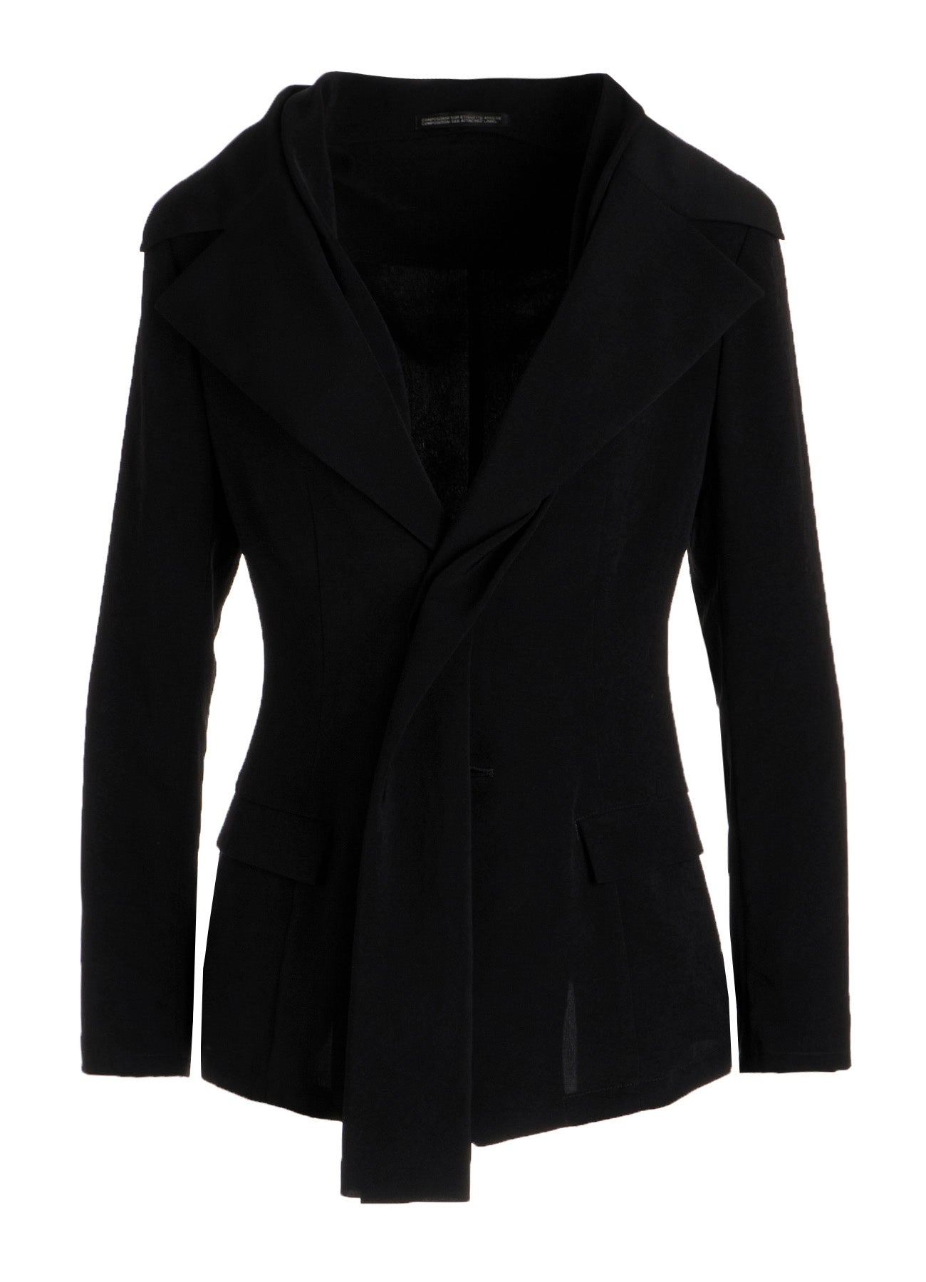Ta/Pe CREPE DE CHINE STOLE DETAIL SINGLE JACKET