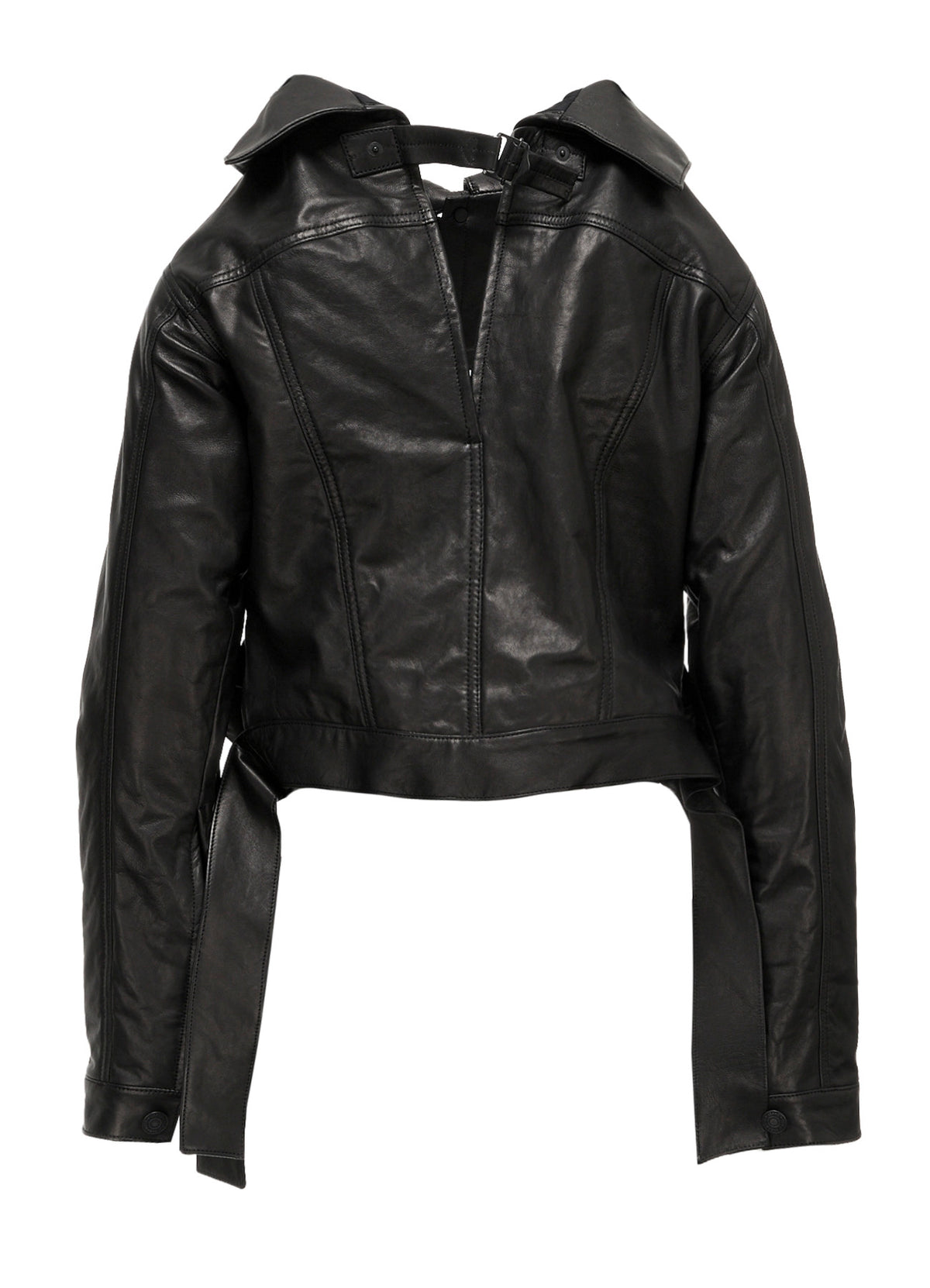 SHEEP LEATHER B OPEN BLOUSON