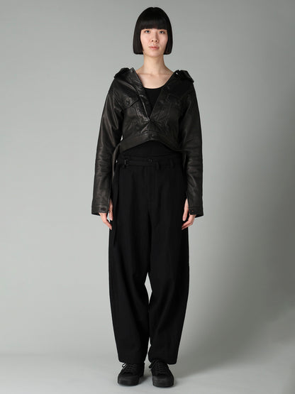 SHEEP LEATHER B OPEN BLOUSON