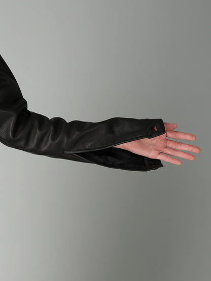 SHEEP LEATHER B OPEN BLOUSON