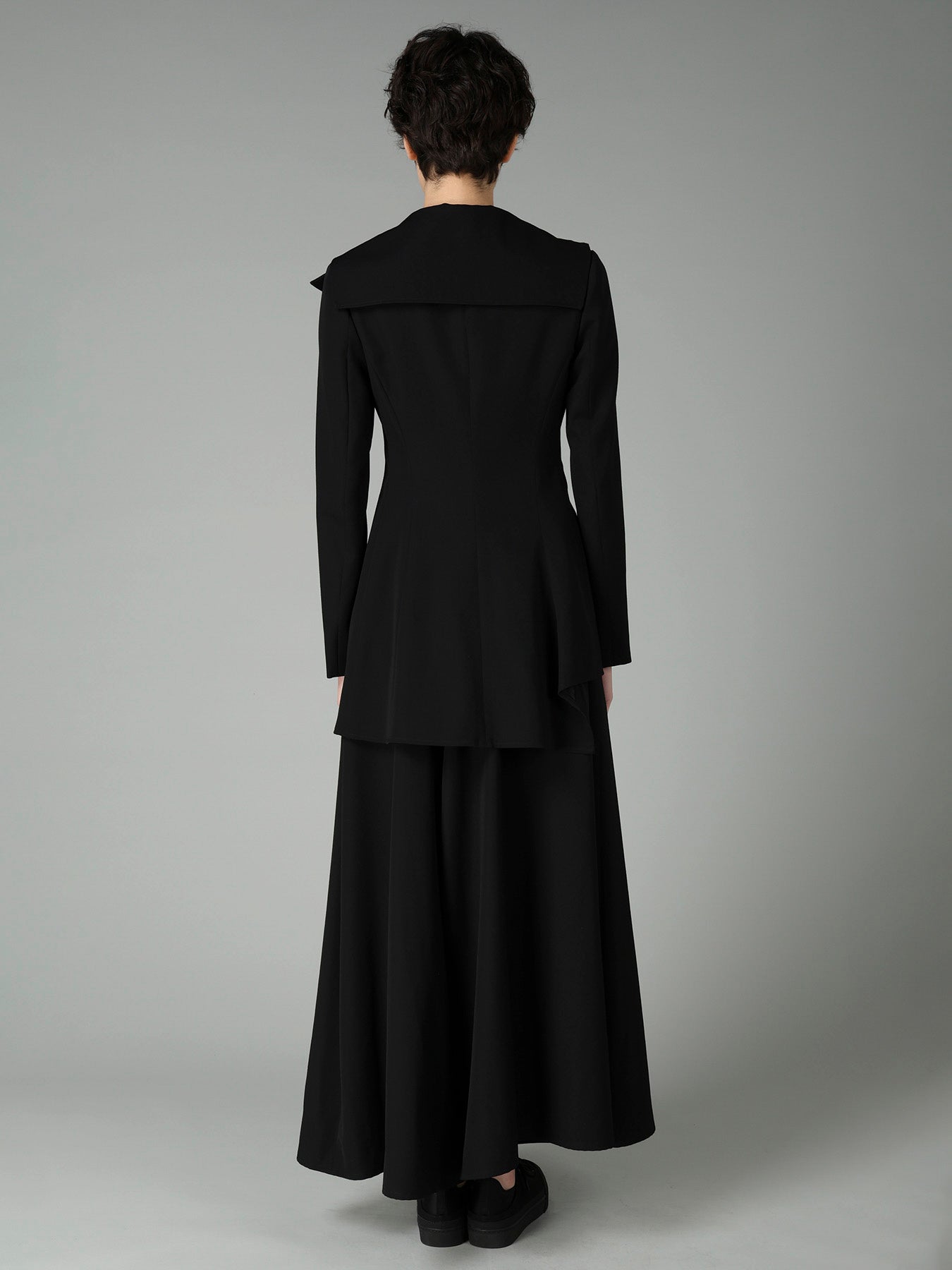 GABARDINE SAILOR COLLAR JACKET