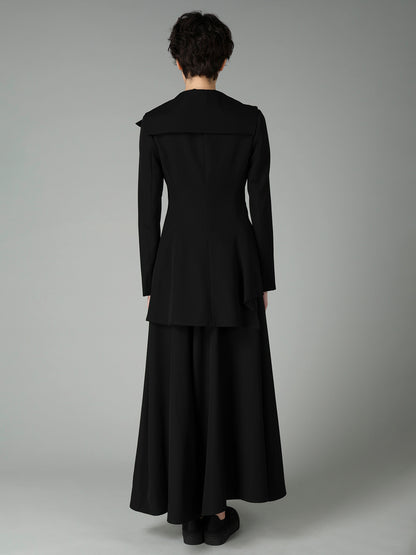 GABARDINE SAILOR COLLAR JACKET