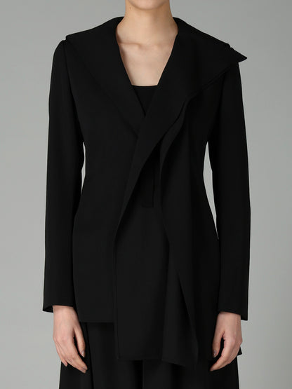 GABARDINE SAILOR COLLAR JACKET