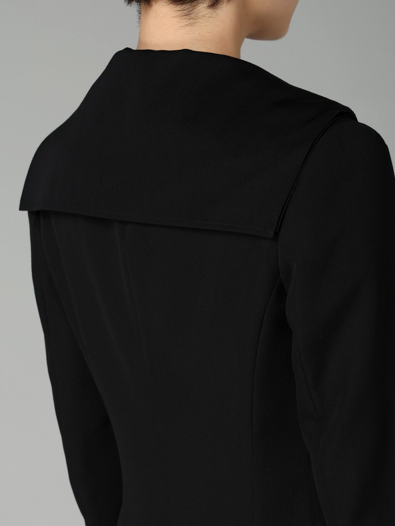 GABARDINE SAILOR COLLAR JACKET
