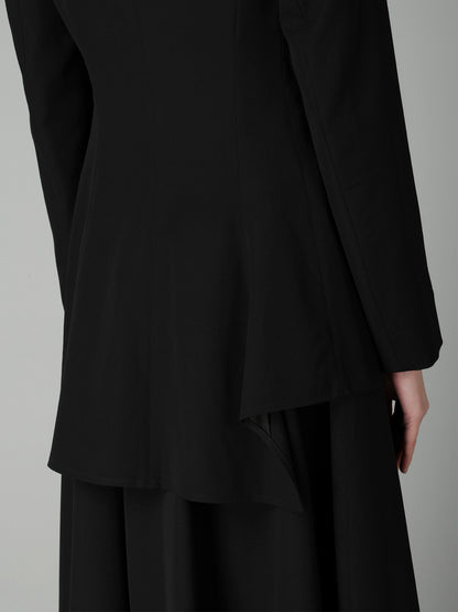 GABARDINE SAILOR COLLAR JACKET