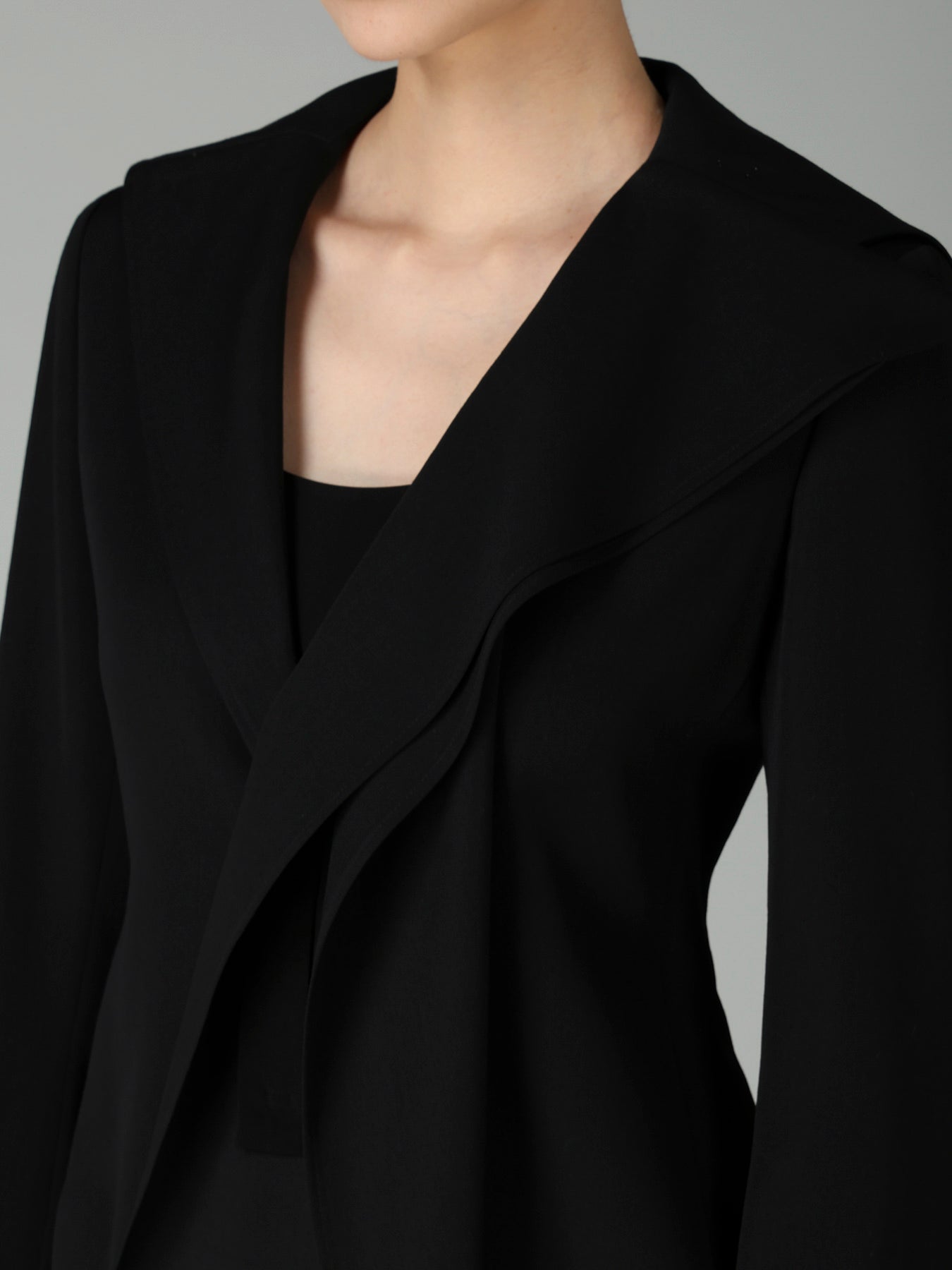 GABARDINE SAILOR COLLAR JACKET
