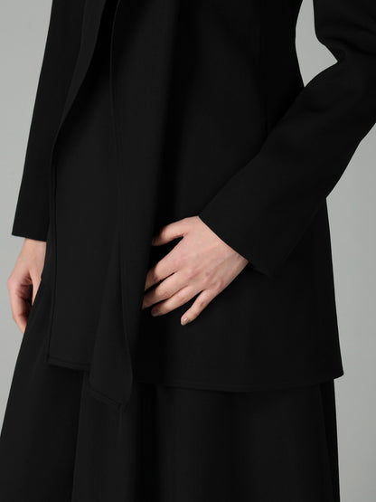 GABARDINE SAILOR COLLAR JACKET