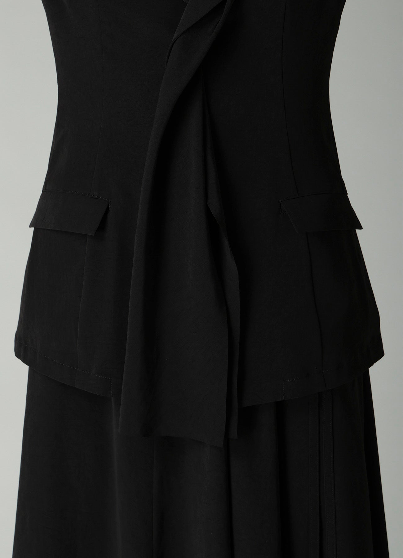 Ta/Pe CREPE DE CHINE SAILOR COLLAR JACKET