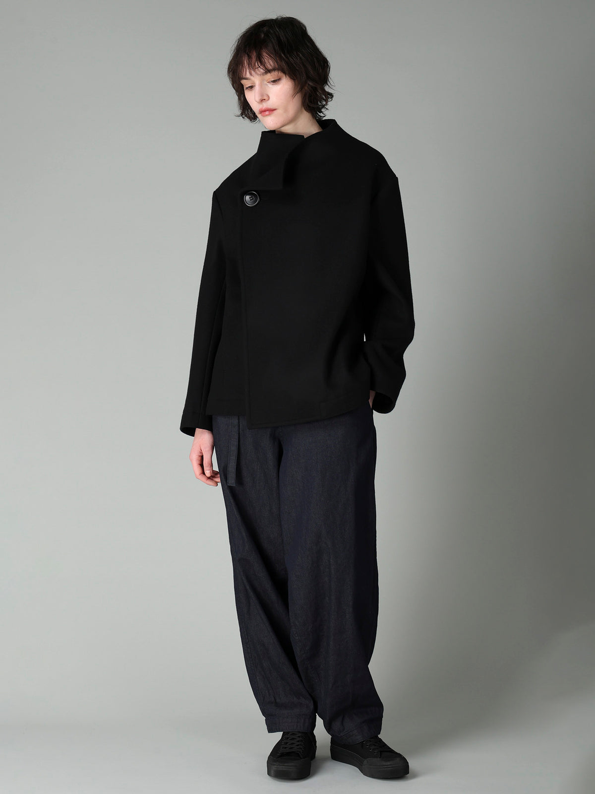 S100 MELTON 1 BUTTON JACKET