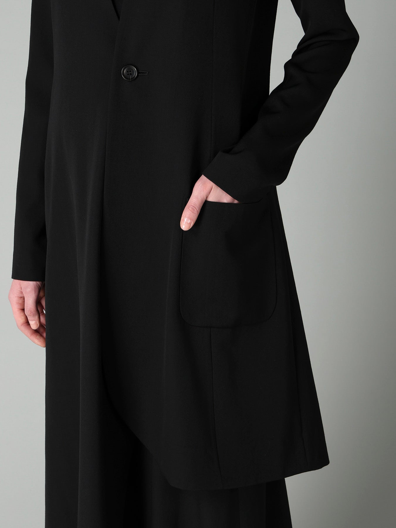 GABARDINE L ROUNDED ASM JACKET