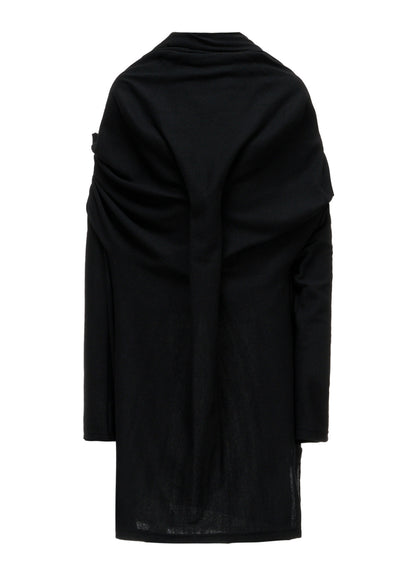 SOFT WOOLEN 1/14 SINGLE BACKSIDE KNOT D JACKET