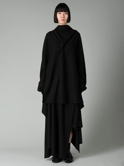 SOFT WOOLEN 1/14 SINGLE BACKSIDE KNOT D JACKET