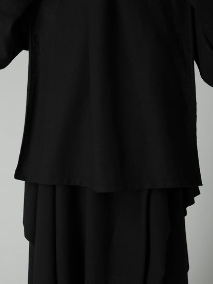 SOFT WOOLEN 1/14 SINGLE BACKSIDE KNOT D JACKET