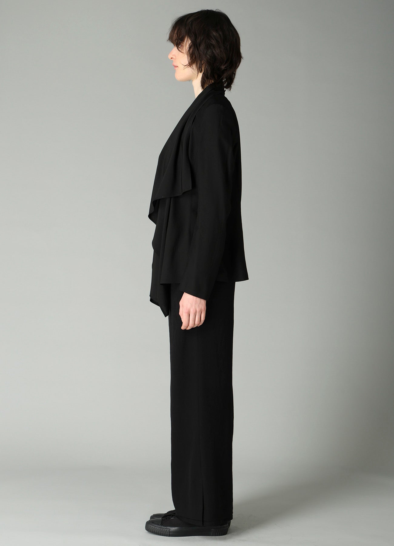 Ry/Si VOILE FRONT DRAPED DETAIL JACKET