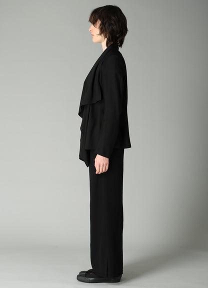 Ry/Si VOILE FRONT DRAPED DETAIL JACKET