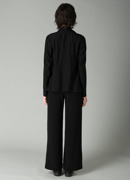 Ry/Si VOILE FRONT DRAPED DETAIL JACKET