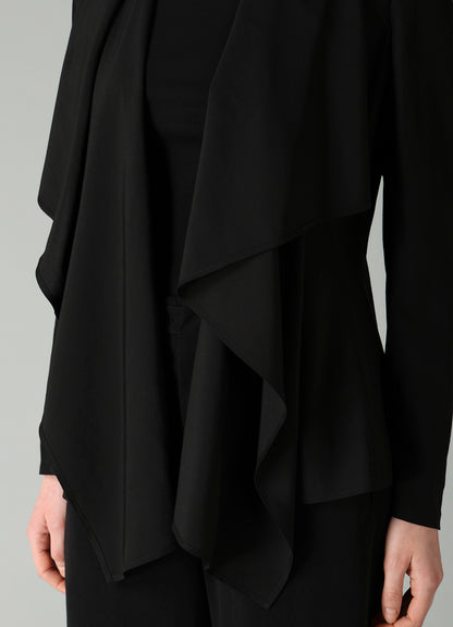 Ry/Si VOILE FRONT DRAPED DETAIL JACKET