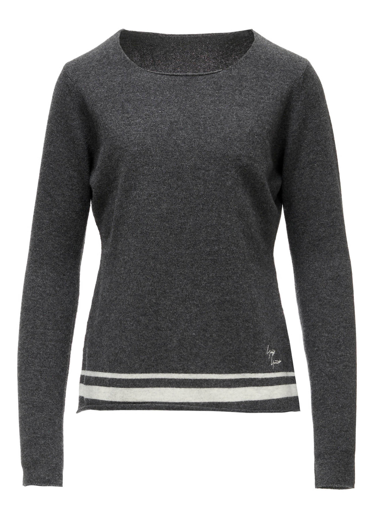 EMBROIDERY LINE YY SIGNATURE SWEATER