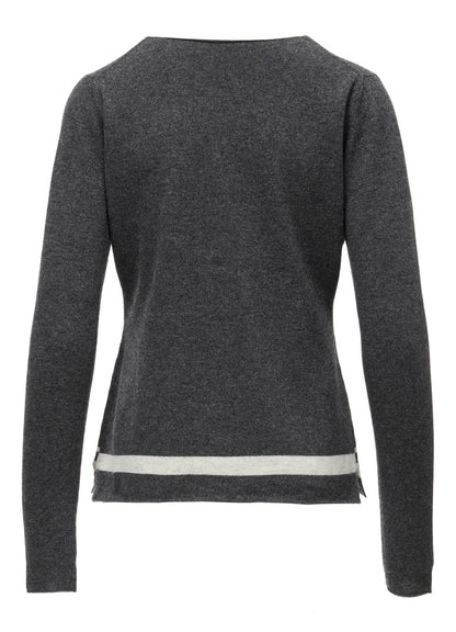EMBROIDERY LINE YY SIGNATURE SWEATER