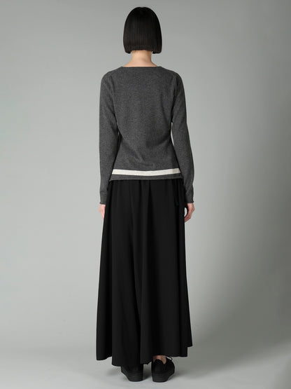 EMBROIDERY LINE YY SIGNATURE SWEATER
