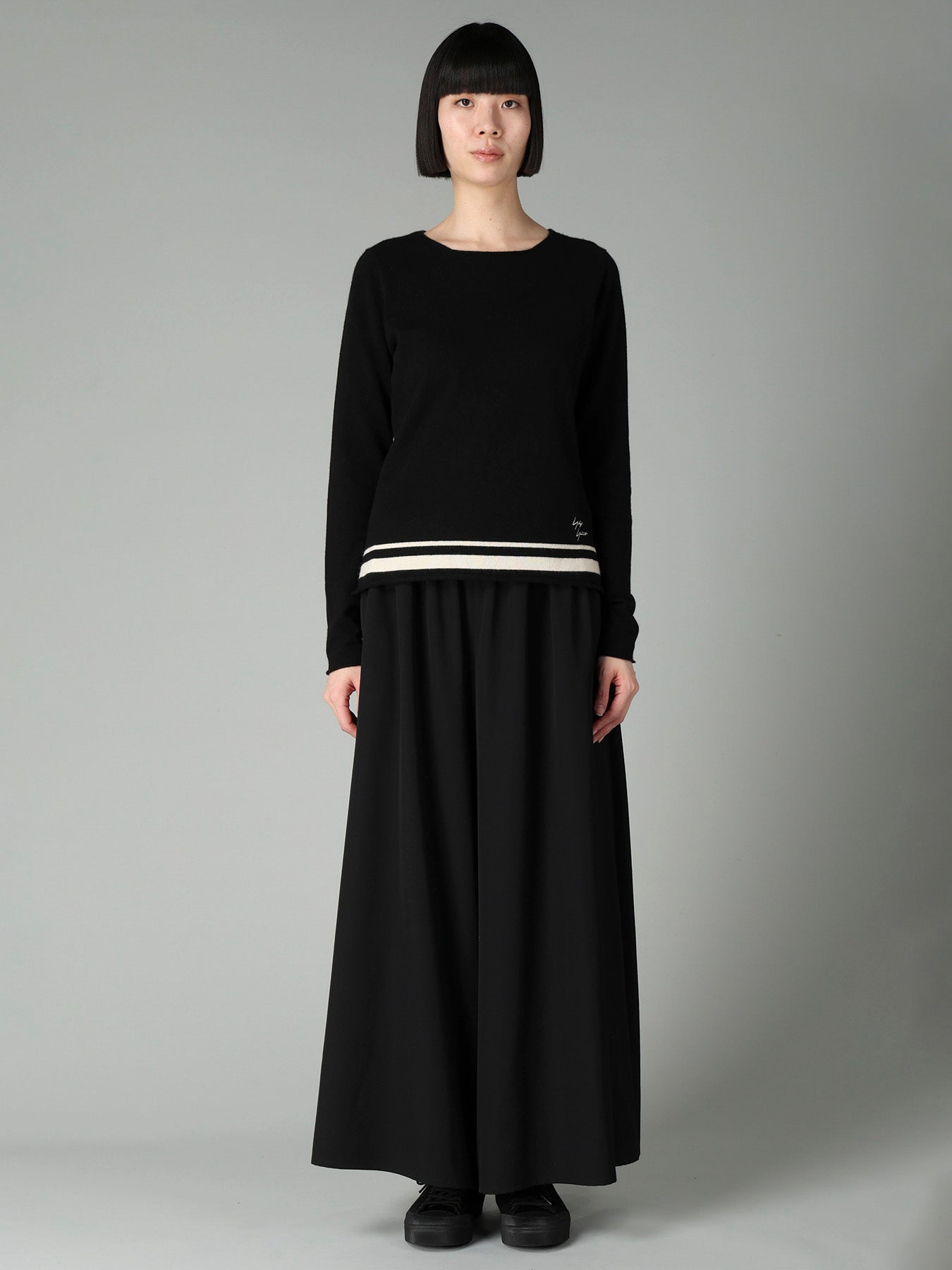 EMBROIDERY LINE YY SIGNATURE SWEATER – THE SHOP YOHJI YAMAMOTO