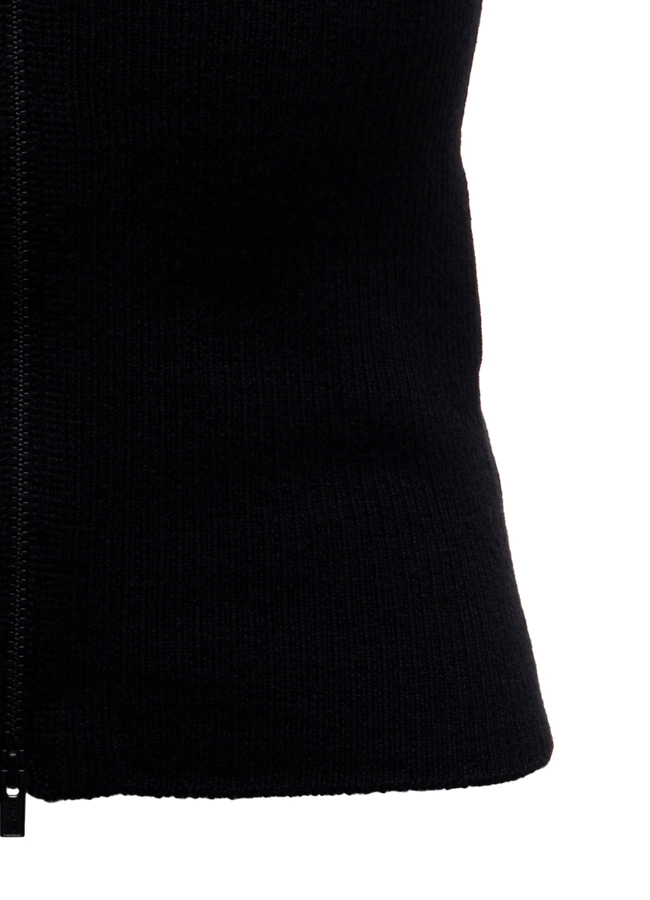 12G1P 2x1 COLOR COMBI RIB ZIP CARDIGDAN
