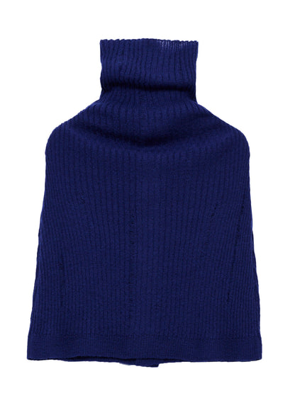 RIB KNIT CAPE