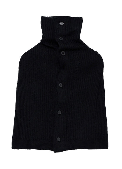 RIB KNIT CAPE
