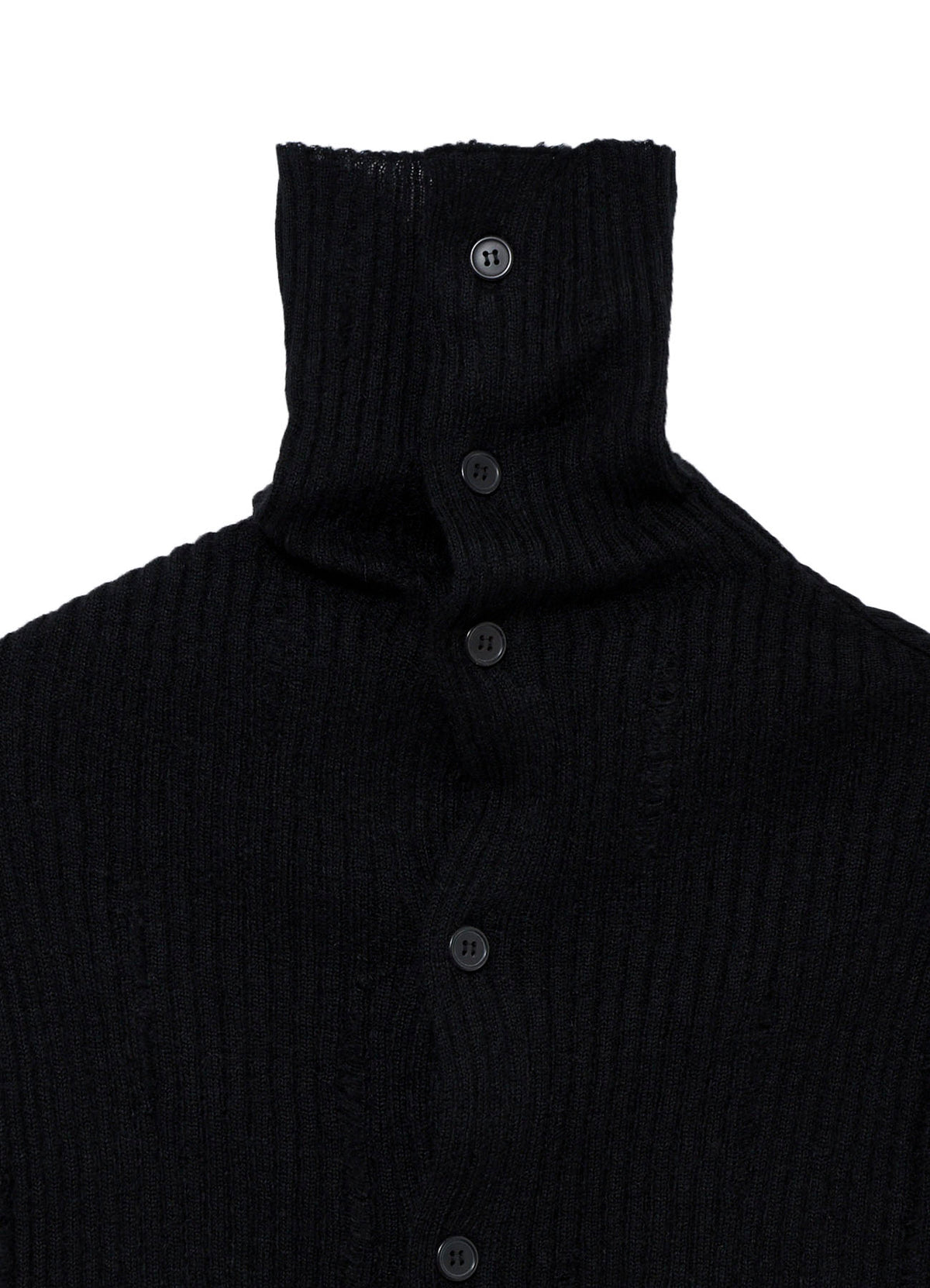 RIB KNIT CAPE