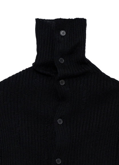 RIB KNIT CAPE